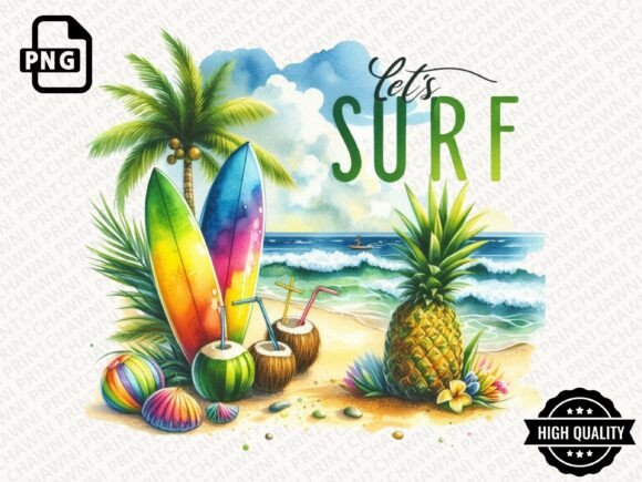 Download Summer Beach Clipart PNG - Premium Bundle