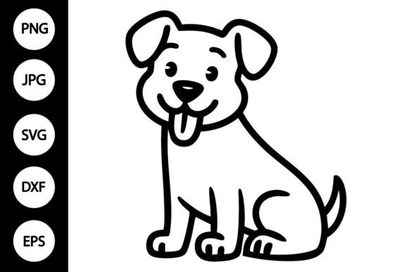 Download Outline Doodle Dog SVG, Coloring Page - Doodle dog svg Collection