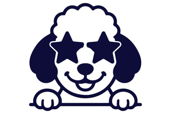 Download Peeking Doodle Dog SVG PNG Silhouette - Doodle dog svg Collection