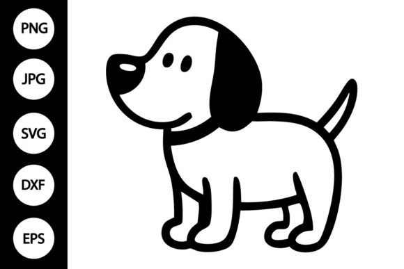 Download Outline Doodle Dog SVG, Coloring Page - Doodle dog svg Collection