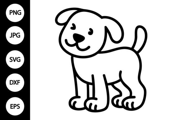 Download Outline Doodle Dog SVG, Coloring Page - Doodle dog svg Collection