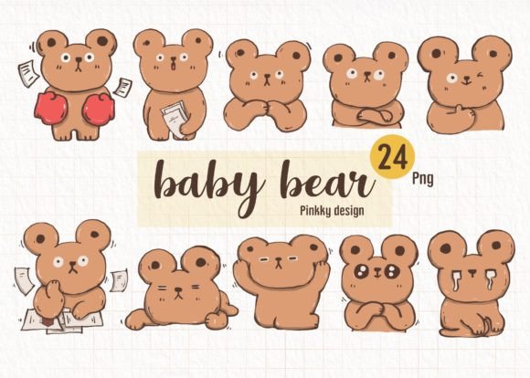 Download Baby Bear Safari Sublimation Bundle - Premium Resources