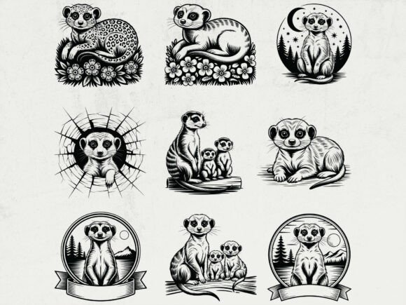 Download Meerkat SVG PNG Bundle,Safari Animal Svg - Premium Bundle